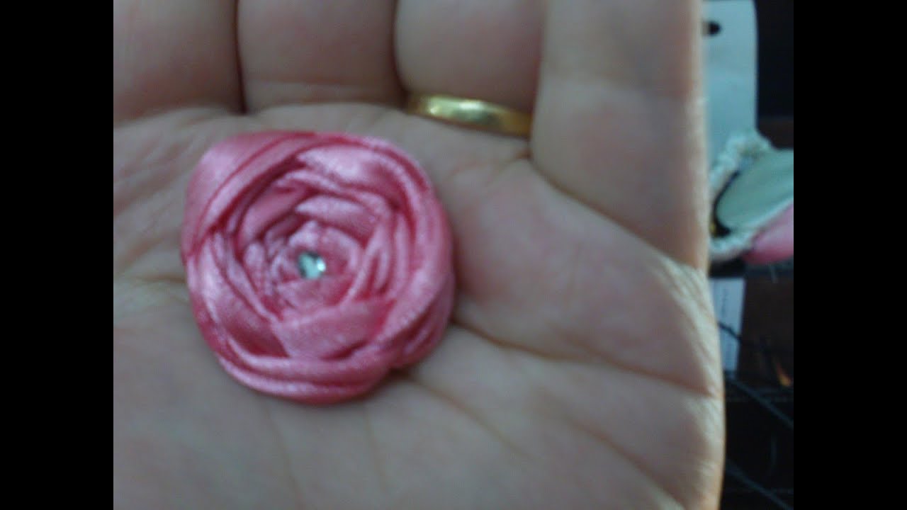 Tuto Fleur En Ruban Satin Pour Papier Rosette