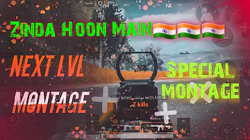 PUBG SPECIAL MONTAGE | ZINDA HOON MAIN 🇮🇳🇮🇳🇮🇳