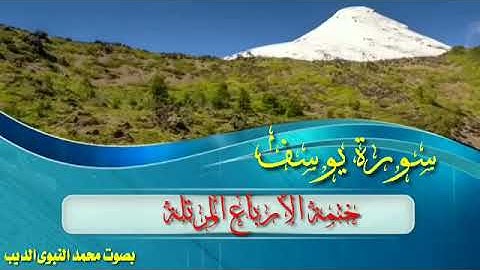 الربع الثاني من سورة يوسف ابداع بمعني الكلمه للقارئ محمد النبوى الديب ❤️