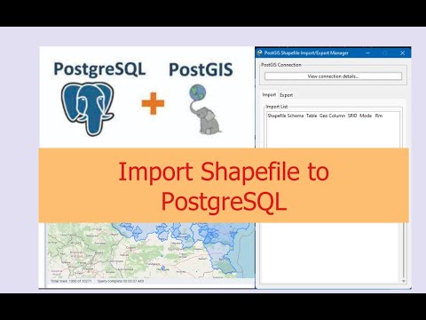 How to Import Shapefiles into PostgreSQL database via PostGIS bundle