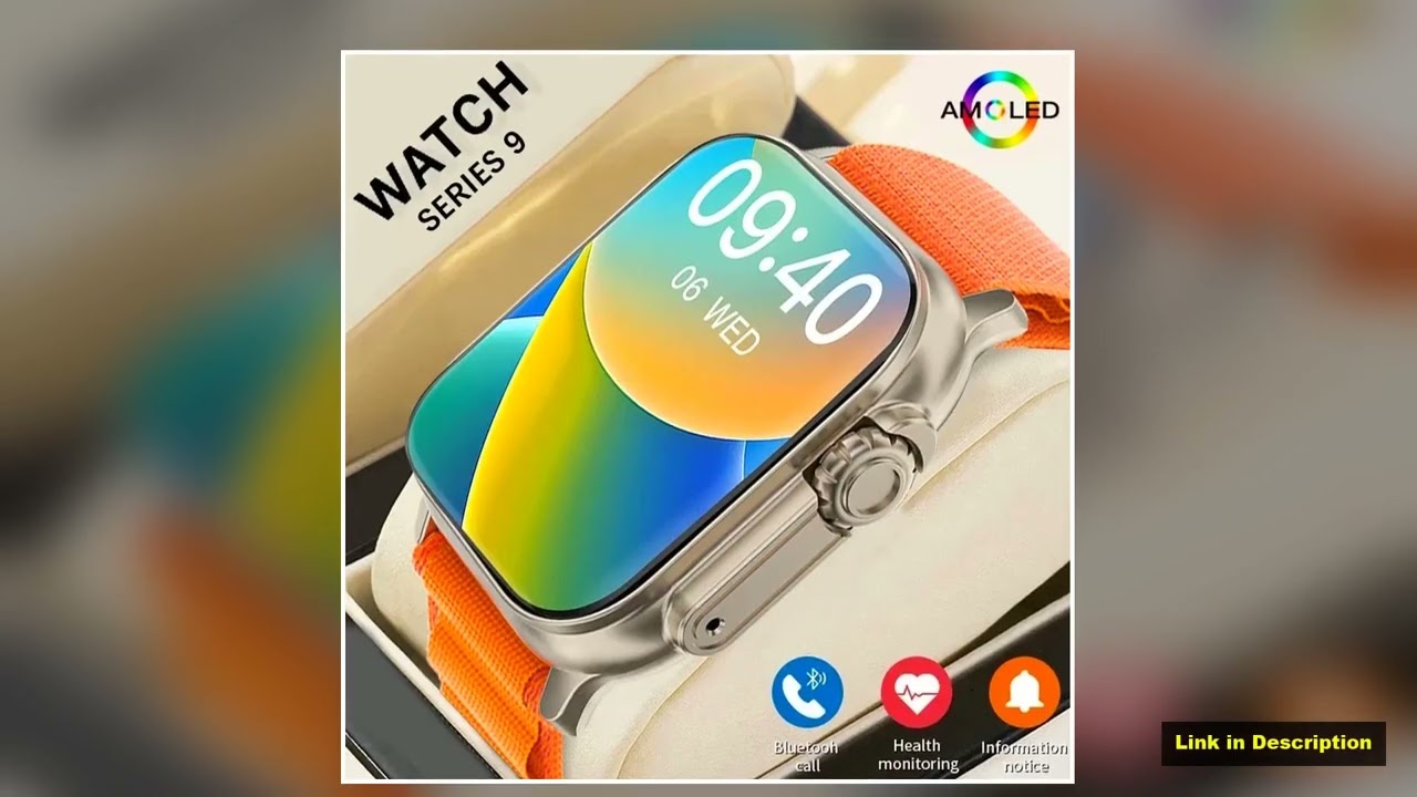 New Smart Watch 9 Ultra Gen 2 Watch Ultra IWO Watch Ultra NFC Smartwatch Series 9 Bluetooth Call