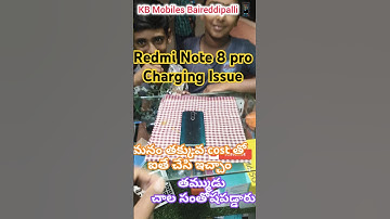 Redmi Note 8Pro Charging Issue|| KB Mobiles Baireddipalli 📱 #viralvideo#trending#shorts#new#telugu
