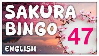 Sakura Themed 90-Ball Bingo Game - 47