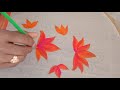 plain Saree painting simple method