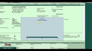 Tally Create company..altering....delete company | By Ur