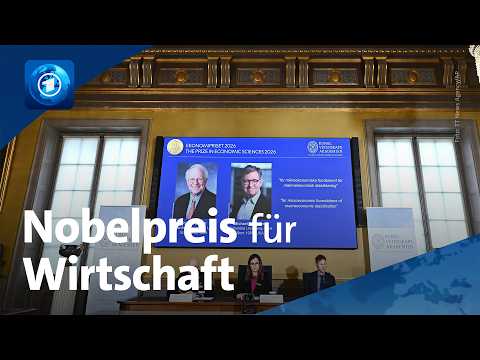 Wirtschaftsnobelpreis für 2 US-Forscher: Wie Krisen abgefedert werden