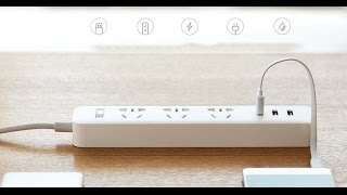 Удлинитель с USB Xiaomi mi power strip Распаковка, обзор, тестирование