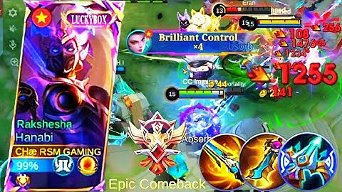 New Hanabi Monster Gold Laner (NEW BUILD) - Build Top 1 Global Hanabi 2025 ~ MLBB