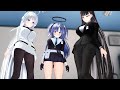 【Blue Archive】Yuuka＆Noa＆Rio「Ghost Dance」【ブルアカ MMD ユウカ ノア リオ】