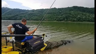 Pole Fishing on Lake Ćelije