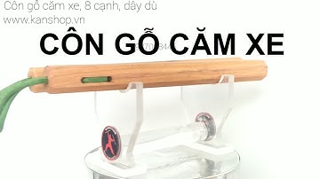 CÔN GỖ CĂM XE 8 CẠNH , DÂY DÙ tại #Kanshop. #Nunchaku shop côn nhị khúc 2019