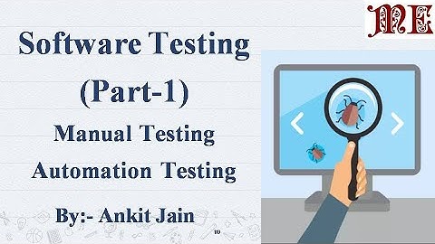 Software Testing Tutorial || Part-1 || Software Engineering || By:- Ankit Jain