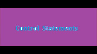 14  what is Control Statement in JavaScript in Telugu | JavaScript in Telugu