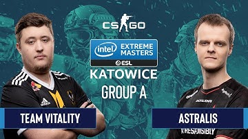 CS:GO - Team Vitality vs. Astralis [Overpass] Map 1 - Group A - IEM Katowice 2020