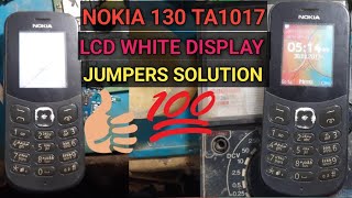 Nokia 130 white display solution Nokia ta 1017 white display solution nokia ta-1017 display light