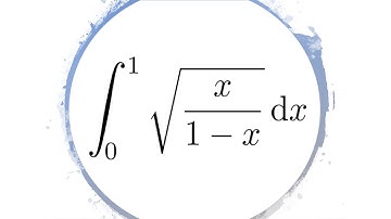 Integrating the square root of x/(1-x)