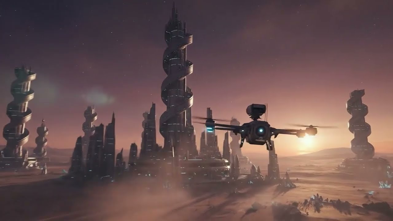 Forgotten Megacities ⎜ Post-Apocalyptic Dark Ambient Music & Mystical Atmospheric Chernobyl⎜4K