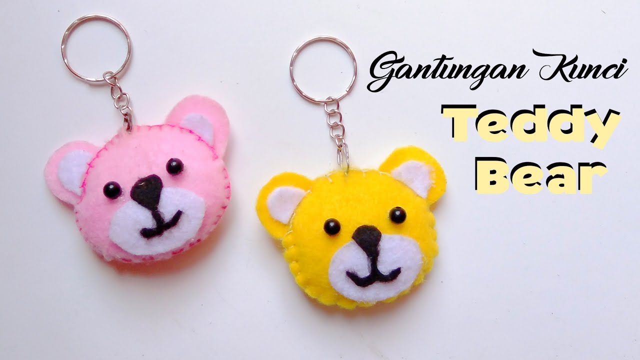 Gantungan Kunci Teddy Bear Cara Membuat Gantungan Kunci Dari Kain