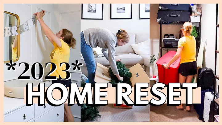 2023 HOME RESET | organizing & cleaning my home fo...