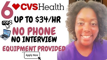 CVS Health is Hiring! Part & Full Time WFH Jobs No Phone No Interview