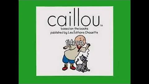 Caillou Season 1 Episode 5 Caillou Tidies his toys 08 tidy up