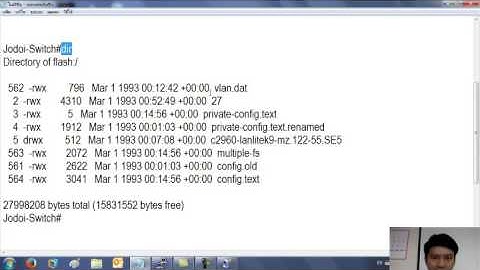 วิธีการ Clear Config CISCO Switch โดย Mr.Jodoi