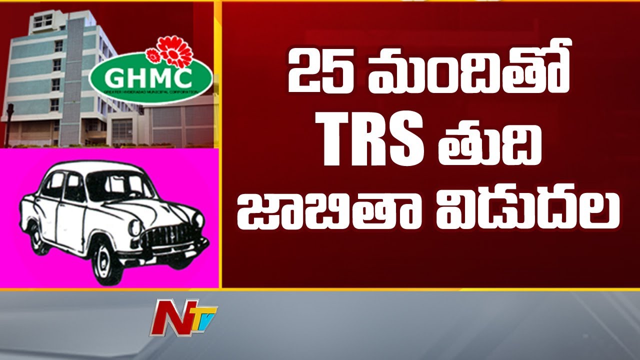 TRS Releases GHMC Final Candidates List | Palla Rajeshwar Reddy Face to Face | Ntv