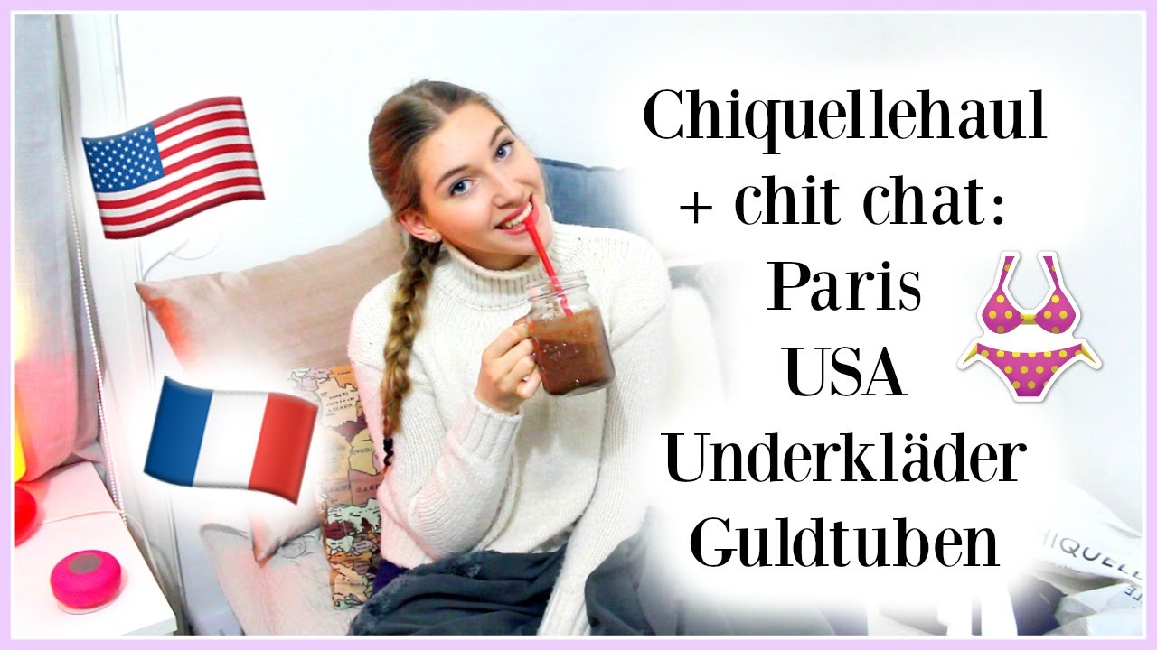 Chiquellehaul + Prat: Paris, USA, Underkläder & Guldtuben Outfit!!