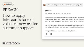 PREACH: How to apply Intercom