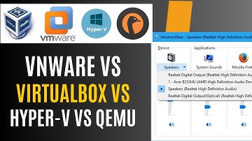 VMware vs VirtualBox vs Hyper  V vs Qemu