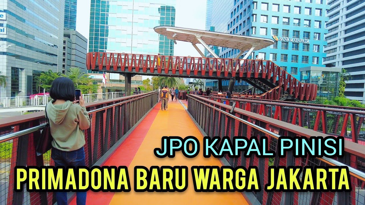 JPO KAPAL PINISI KEREN BANGET !! JADI PRIMADONA BARU WARGA JAKARTA