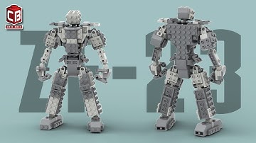 I BUILT LEGO MECH FRAME ZF-23 | Instruction | Tutorial