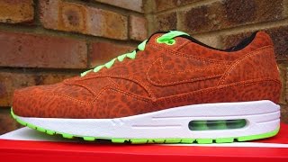air max 1 orange leopard