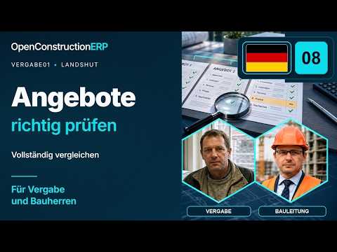 Angebote prüfen und Vergabe vorbereiten