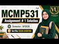 MCMP531 Assignment 1 Solution 2026 #mcmp531