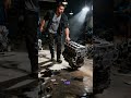 Cleaning a Dirty Garage Before a Custom Motorcycle Build