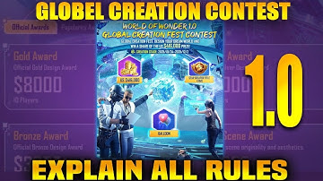 1.0 GLOBAL CREATION FEST CONTEST PUBG MOBILE | HOW TO CREATE MAP 1.0 GLOBAL CREATION CONTEST 