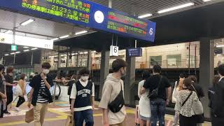 鹿児島線　813系　普通　二日市行き　博多駅　到着・発車