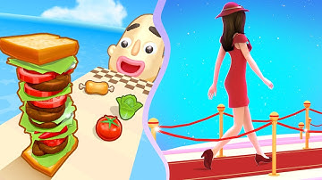 Sandwich Runner Vs Clothes Run All level Walkthrough Gameplay iOS,Android Update Mobile LFDO9SP