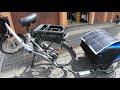 NCM Munich ebike 36v 13Ah + DURAMAXX Mountee trailer + Suaoki power station 400wh  + 30W solar panel