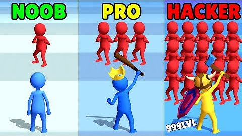 join clash 3d noob vs pro vs hacker #joinclash3d