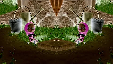 Panda Rides Masha’s Bike on a Bumpy Road! 🚲🐼😵 (Sponsored By: Gamavision Csupo Effects)