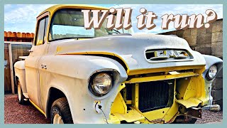 1957 GMC 100 Restoration begins / But first let’s see if it runs / will it start