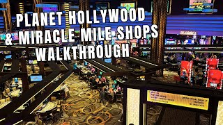 Las Vegas Planet Hollywood & Miracle Mile Shops Walking Tour | Walking Las Vegas Resorts