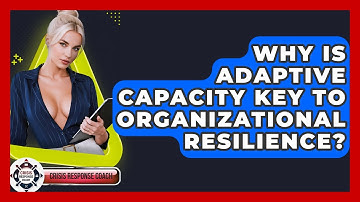 Why Is Adaptive Capacity Key To Organizational Resilience? - Crisis Response Coach