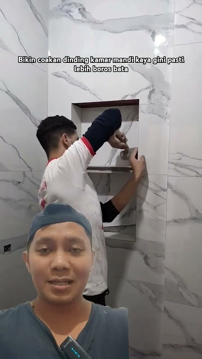 Cara sempurna bikin coakan dinding kamar mandi