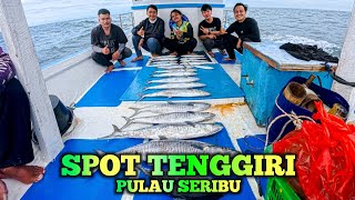 SPOT TENGGIRI🎣‼️GOKIL PANEN TENGGIRI DIPULAU SERIBU SAAT OMBAK GEDE🌊 screenshot 4