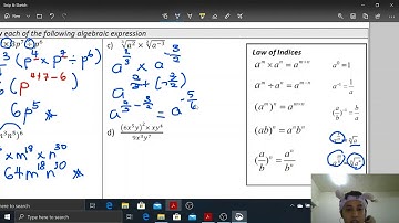 SPM Form 4 Add Maths 4.1 Law of Indices