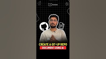 Create a github repo document by AI #shorts #coding #tutedude #ai
