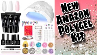 NEW AMAZON POLYGEL KIT BY BEETLES | Polygel Kit Unboxing, Review & Demo